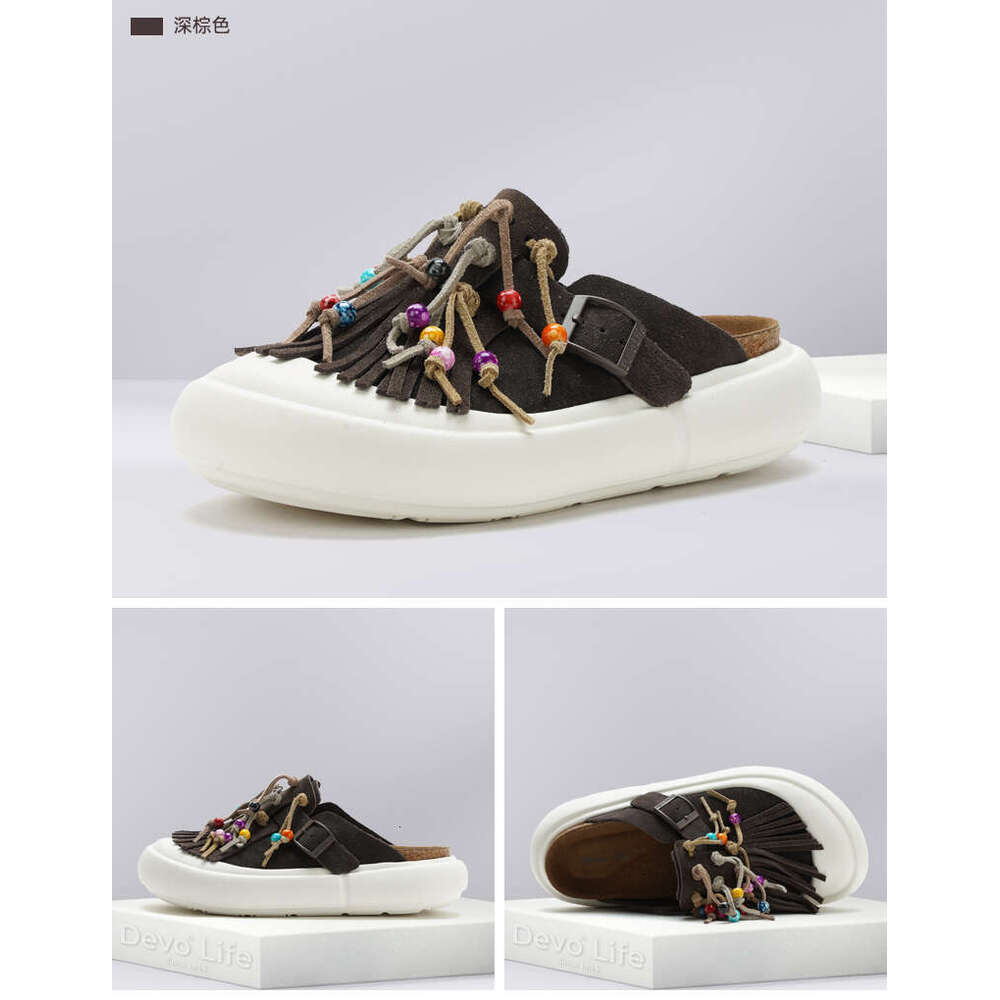 Retro Cork designer shoes Sandals, Flat Shoes, Non slip Shoes, Comfortable Sports Shoes, Four Seasons Travel Vacation Beach Shoes, Green Blue