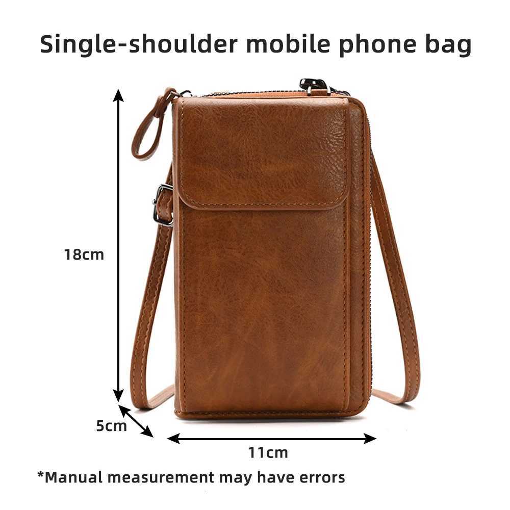 Fashionable single-shoulder bag versatile crossbody bag colorful mobile phone bag large-capacity coin purse C260406
