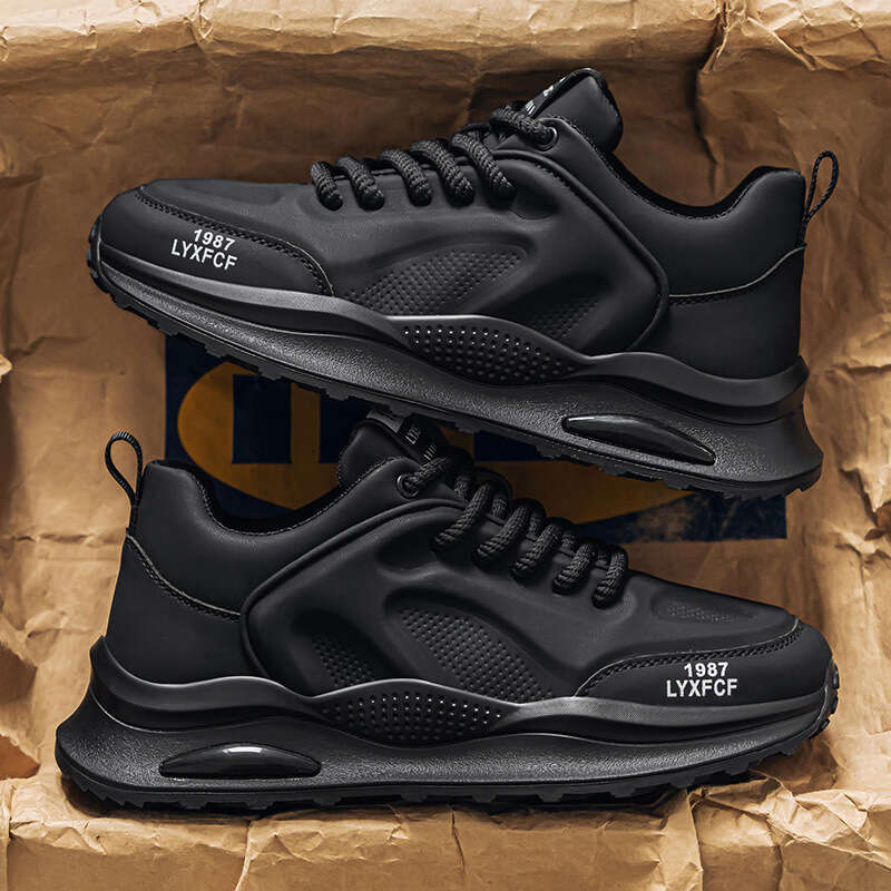 2025 Spring New Low-top Soft Sole Breathable Shoes Men's Color-blocking Versatile Trendy Casual Sneakers