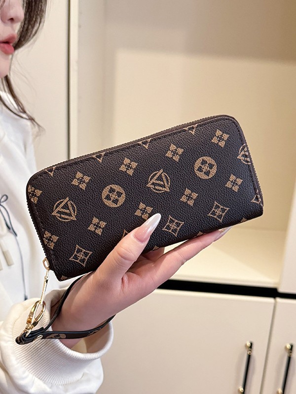 New Long Purse Ladies Fashion Ladies Handbag Multi-Card Card Bag Zipper Mobile Phone Bag Ladies