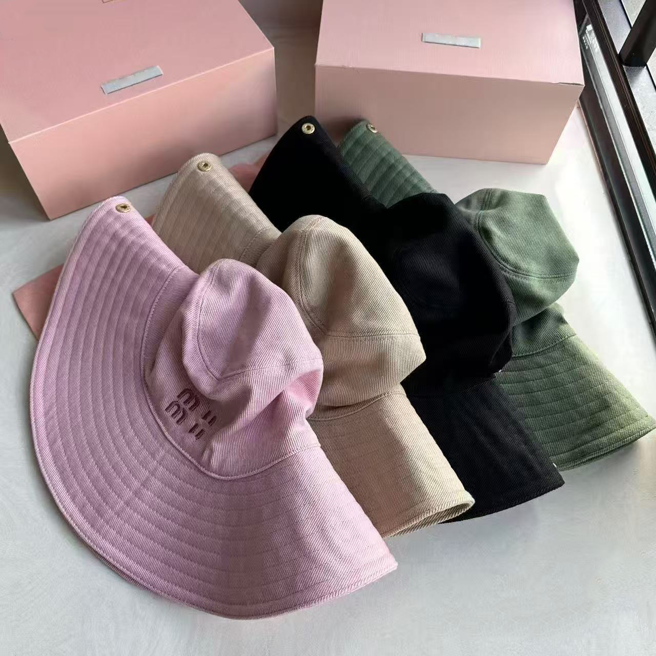 luxury designer bucket hat embroidery casual fashion cowboy bucket hat men and women beach sun fisherman hat classic simple casual