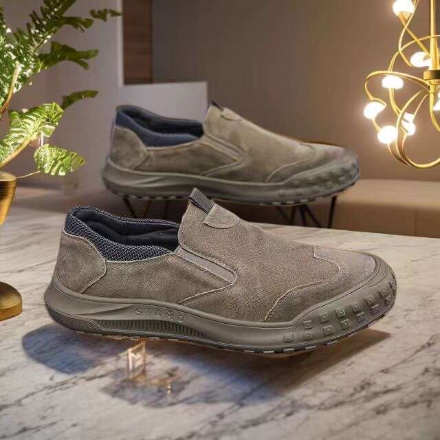 Labor Protection 2024 Summer Hot Sale Low-top Waterproof Leather Boots Men's Outdoor Non-slip Wear-resistant Casual Work Shoes