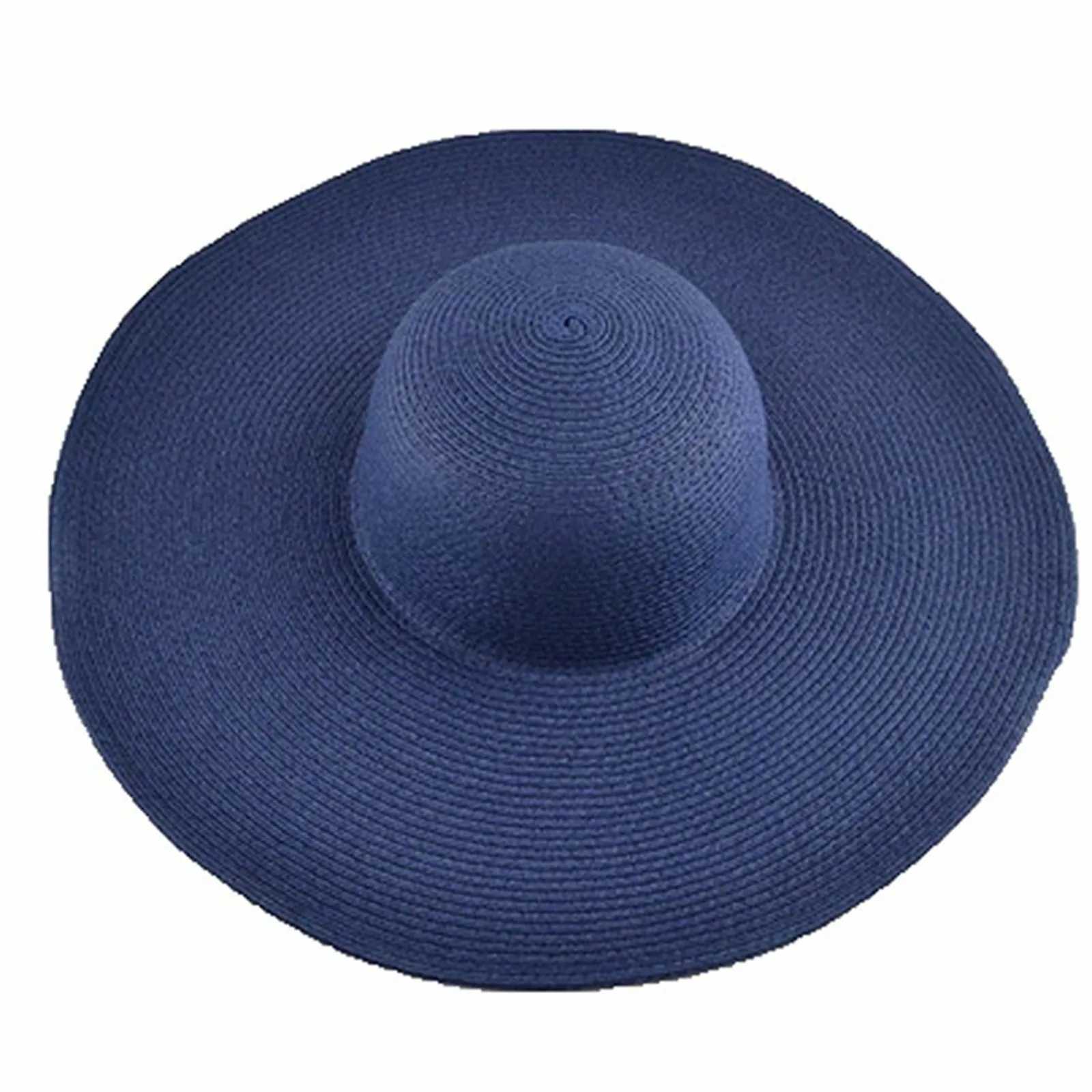 Ladies Retro Straw Solid Color Woven Sun Hat Exquisite Cute Comfortable Breathable Sun Cap For Summer Vacation And Shopping H260407