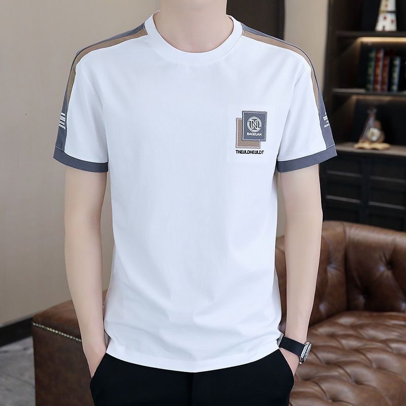 2026 New Designer Men's Casual Short Sleeved T-shirt, Fashionable Casual Shirt Versatile Fashionable Short Sleeved Top For Sports