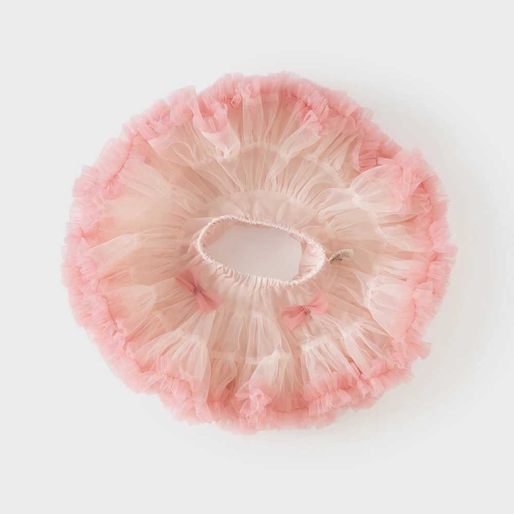 Dave Bella Girl Mesh Mini Skirt Sweet Summer Mesh Princess Skirt Cute Children Ball Gown Gentle Outdoor Party DB2262399 H260407