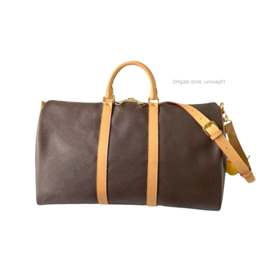 5A Top quality duffle bag tote women men travel bags big size large ladies handbag woman shoulder bags with flowers letters