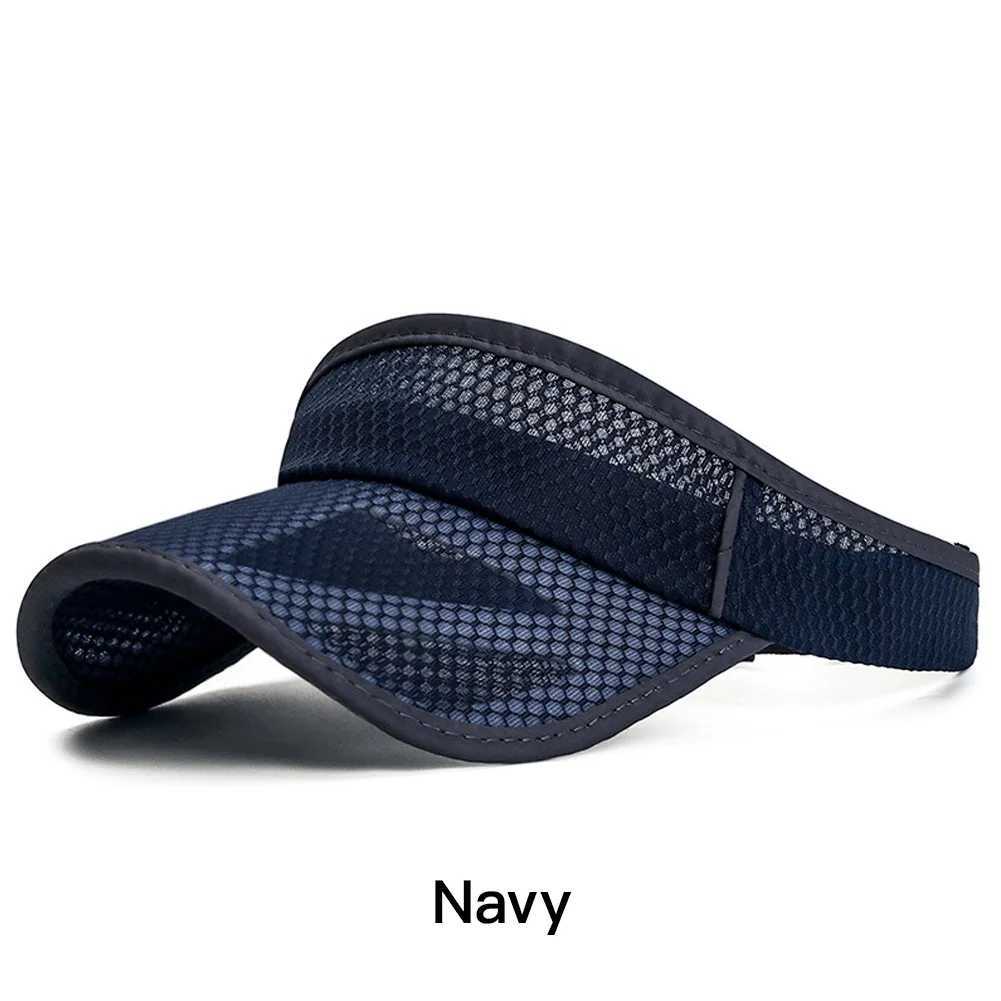 Outdoor Adjustable Sun Cap Unisex Sports Sun Protection Hollow Top Hat for Summer Holiday Outdoor Party Hiking Traveling H260407