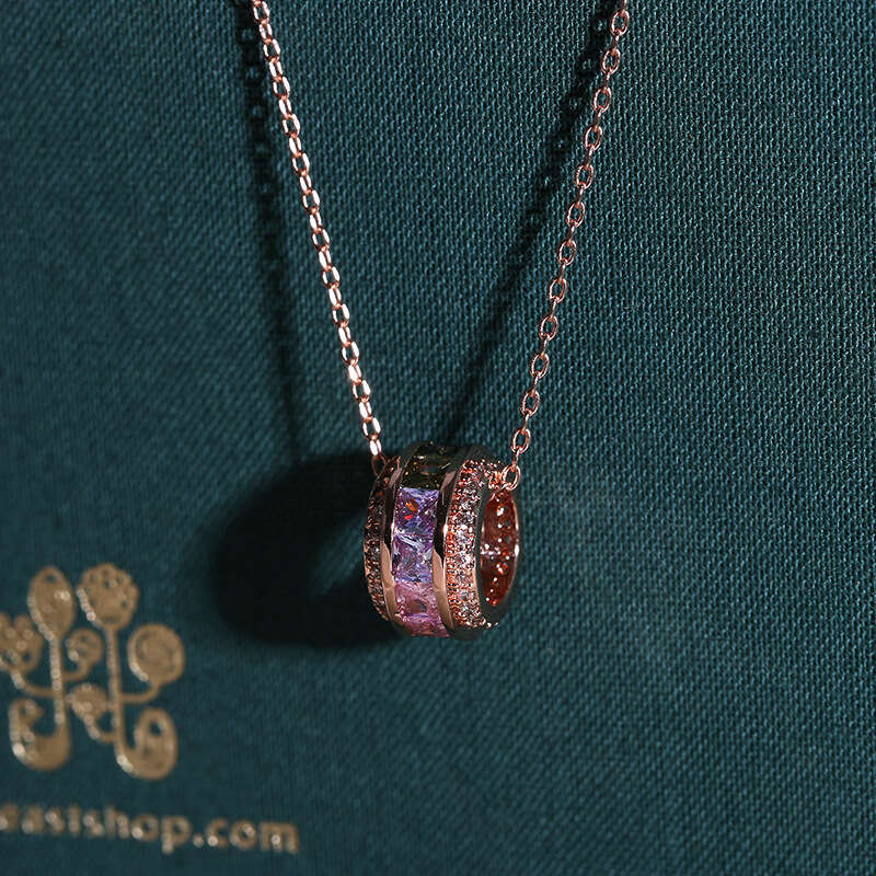 Jewelry Necklaces Rainbow Princess CZ Fashion Accessories Luxury Trendy Bridal Designers Wedding Necklace Statement Girls for Women