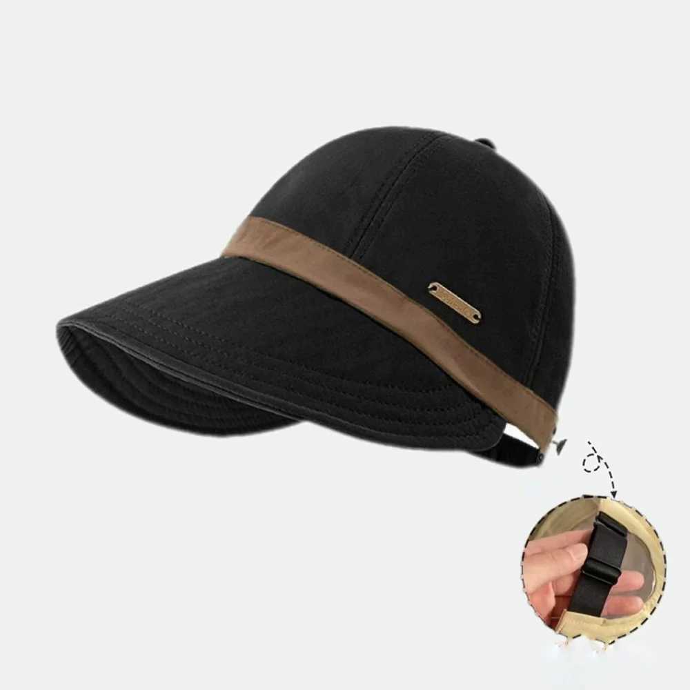 New Women Summer Sunhat Outdoor Travel Beach UV Protection Baseball Hats Trend Female Large Brim Visor Adjustable Caps H260407