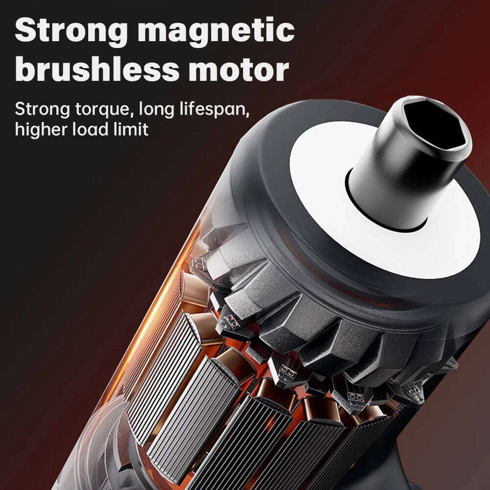3N.M Cordless Screwdriver Brushless 3.6V 4-LED 1200mAh Rechargeable Lithium Battery Mini Drill for Electronics Repair DIY Kit