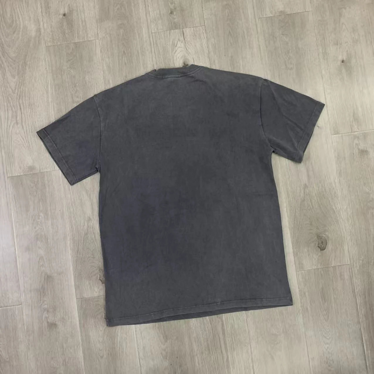 Fashion Streetwear Short Sleeve Washed Cotton Rhinestone Tshirts for Men Round Neck Baggy Diamond Top Tees Oversized 260407
