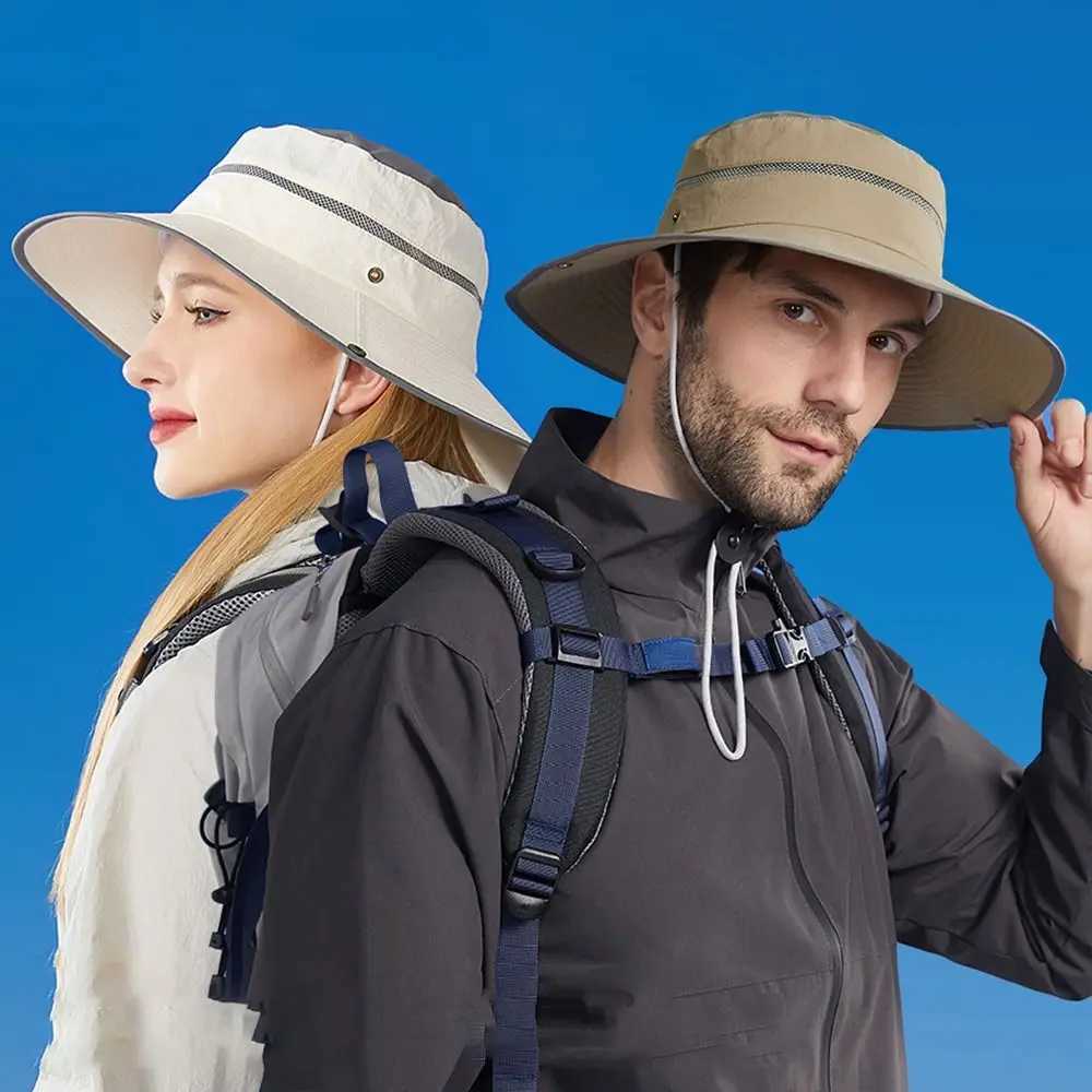 Portable Foldable Fisherman Hats Sun Protection Quick-drying Bucket Hat Anti-UV Waterproof UV Protection Fishing H260407