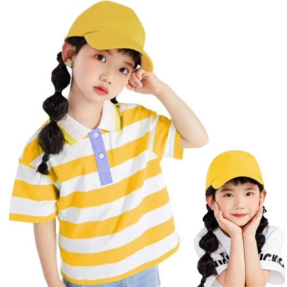 Fashion Kids Baseball Cap For Girl Boy Summer Baby Sun Hat Kids Boy Running Hat Adjustable Travel Children Cap Solid Peaked Caps H260407
