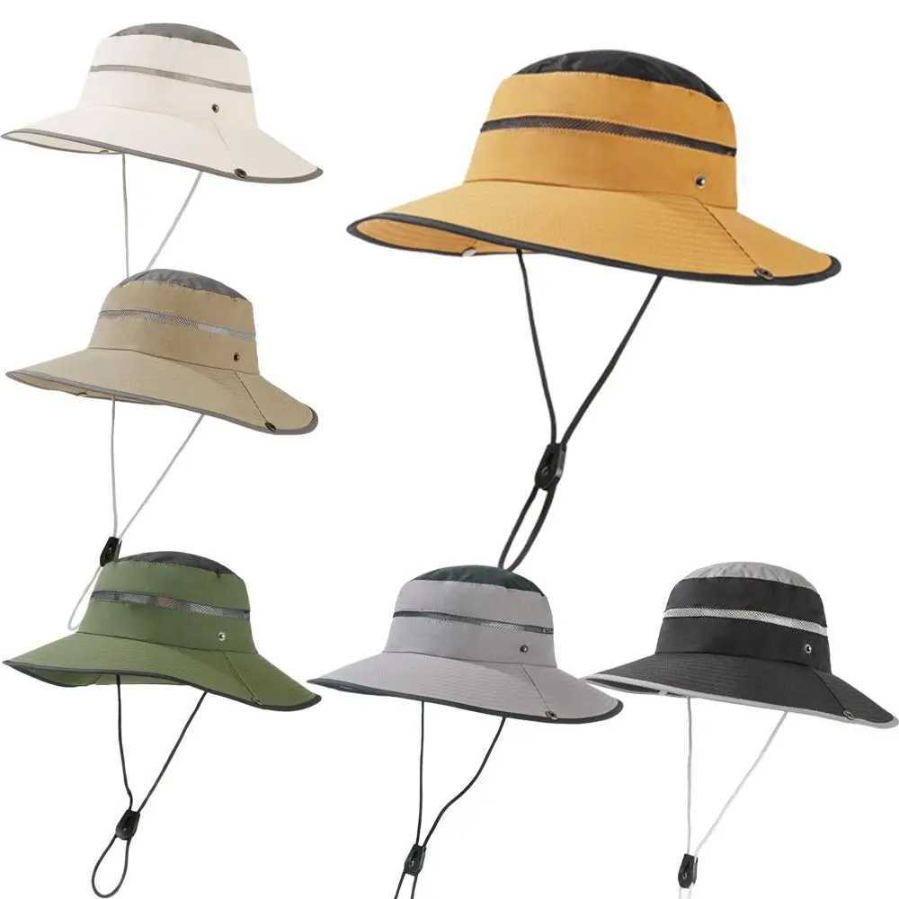 Portable Foldable Fisherman Hats Sun Protection Quick-drying Bucket Hat Anti-UV Waterproof UV Protection Fishing H260407