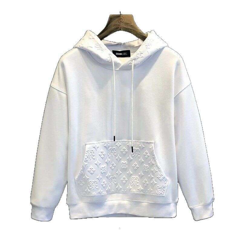 American Retro Casual Long Sleeve Sweatshirt For Men, Spring And Autumn, Size, 100Kg Loose Fit, Trendy Brand, Versatile Plus Size Jacket