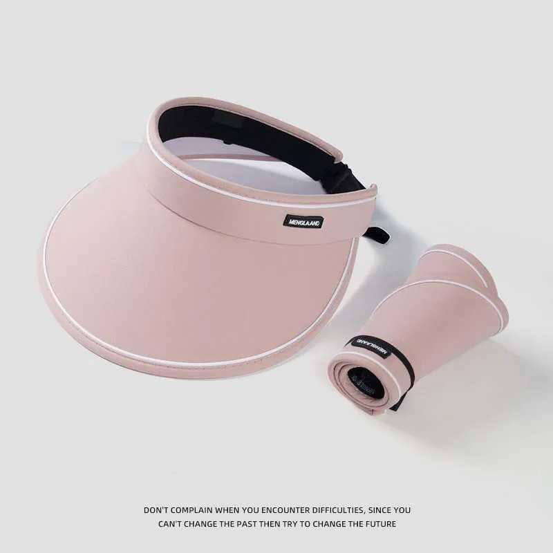 Spring New Sun Hat Womens Uv Protection Sun Hat Summer Empty Cap Large Brim Outdoor Cycling Face Shade Hat Woman Face Small H260407