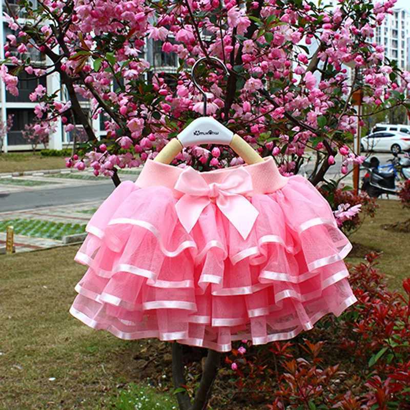 Hot Baby Girl Tulle Tutu Skirts Rainbown Pettiskirts Fluffy Kids Ballet Skirts for Party Dance Princess Children Tulle Clothes H260407