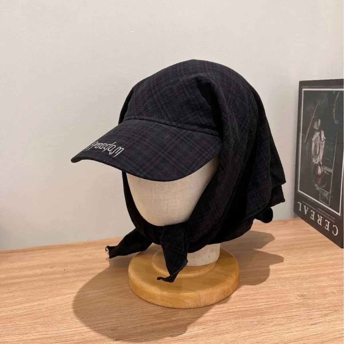 Outdoor Camping Style Sun Protection Hat Jennie Scarf Hat Small Sweet Sunscreen Tie Hat Wide Brim Hat Mesh Cap Lace Cap H260407