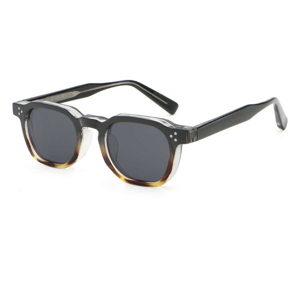 Frame With Propionate Pins, Classic Retro Fashion Sunglasses, High-Quality Eyewear Liuyuemoshang