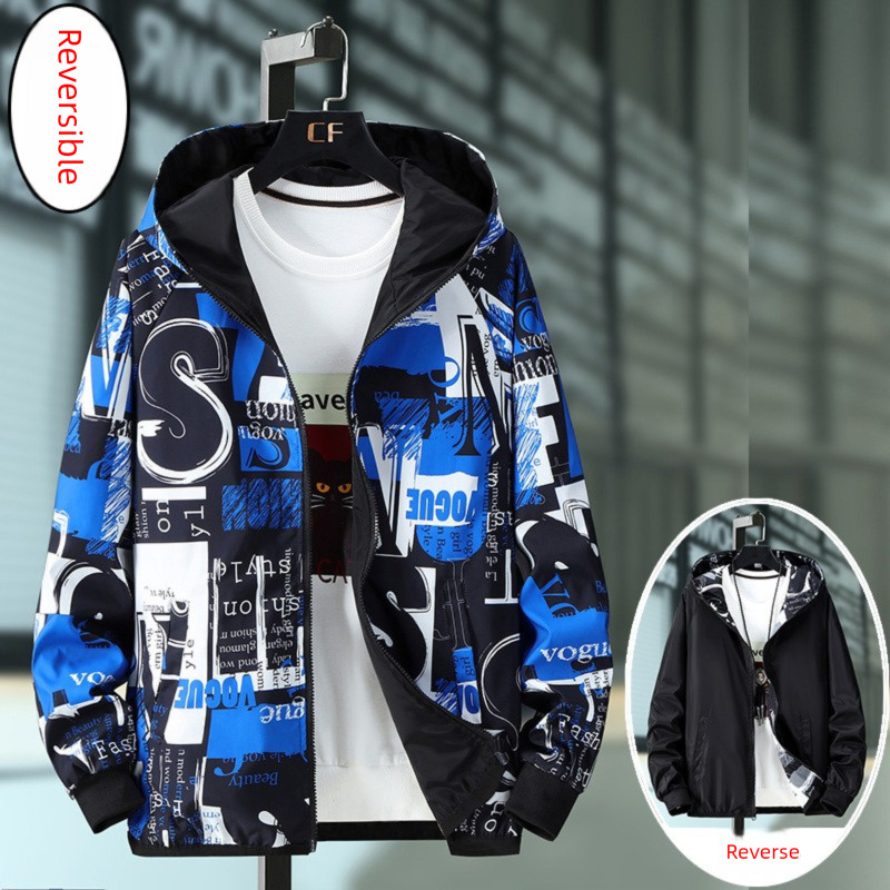 Men's High-end New Luxury Cross-border Clothing Plus Size Spring Designer Jacket Loose Men's Casual Outdoor Hooded Loose Oversized Casual Ja