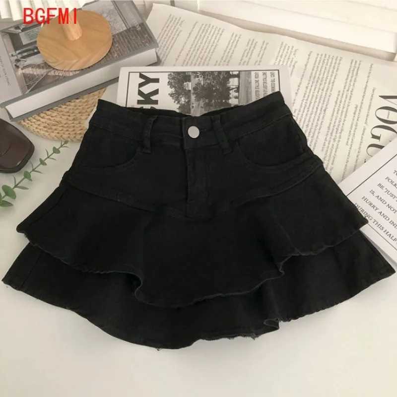 Spring Summer New Teenager Childrens Kid Short Pants Skirt Fashion Ruffle Edge Cake Skirt Teen Girl Mini Culottes Kids Clothing H260407