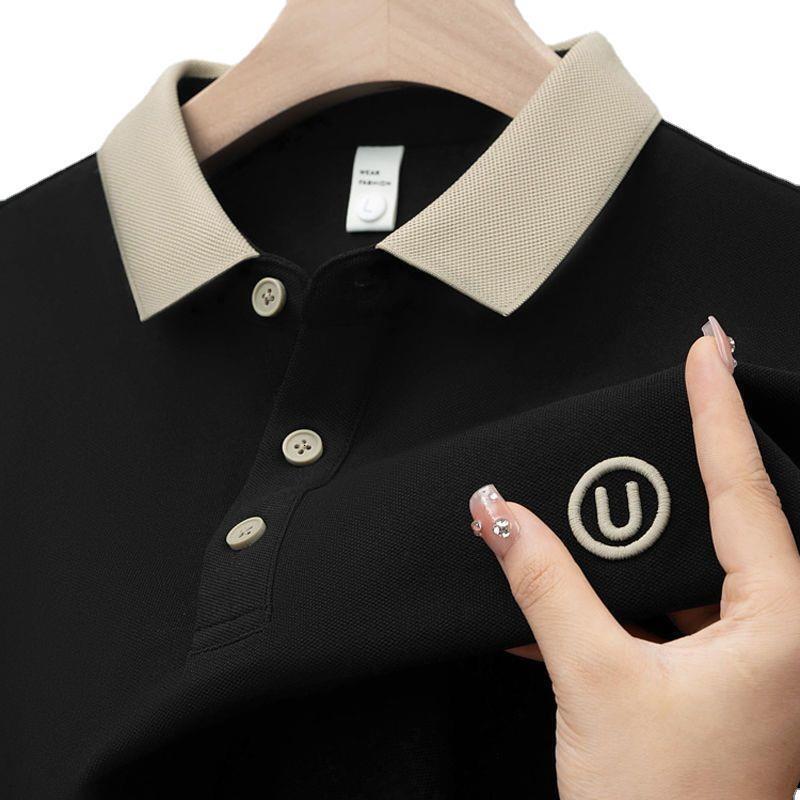 Luxury Brand Designer Men Short Sleeve Polo Shirt Summer Luxury Business Casual Top Embroidered Turn-down Collar Youth Men T-shirt