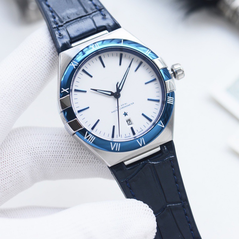 Classic Design Stainless Steel Rubber Strap Water Resistant Constellational Luxury Mechanical Automatic Men's Watch