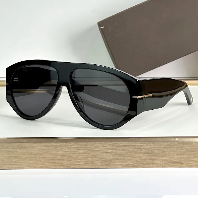 Original Luxury Designer Sunglasses Women 1044 Men Popular Fashion Ladies Sun Glasses Oversized Steampunk Pilot Retro Vintage Frame Handmade Acetate H