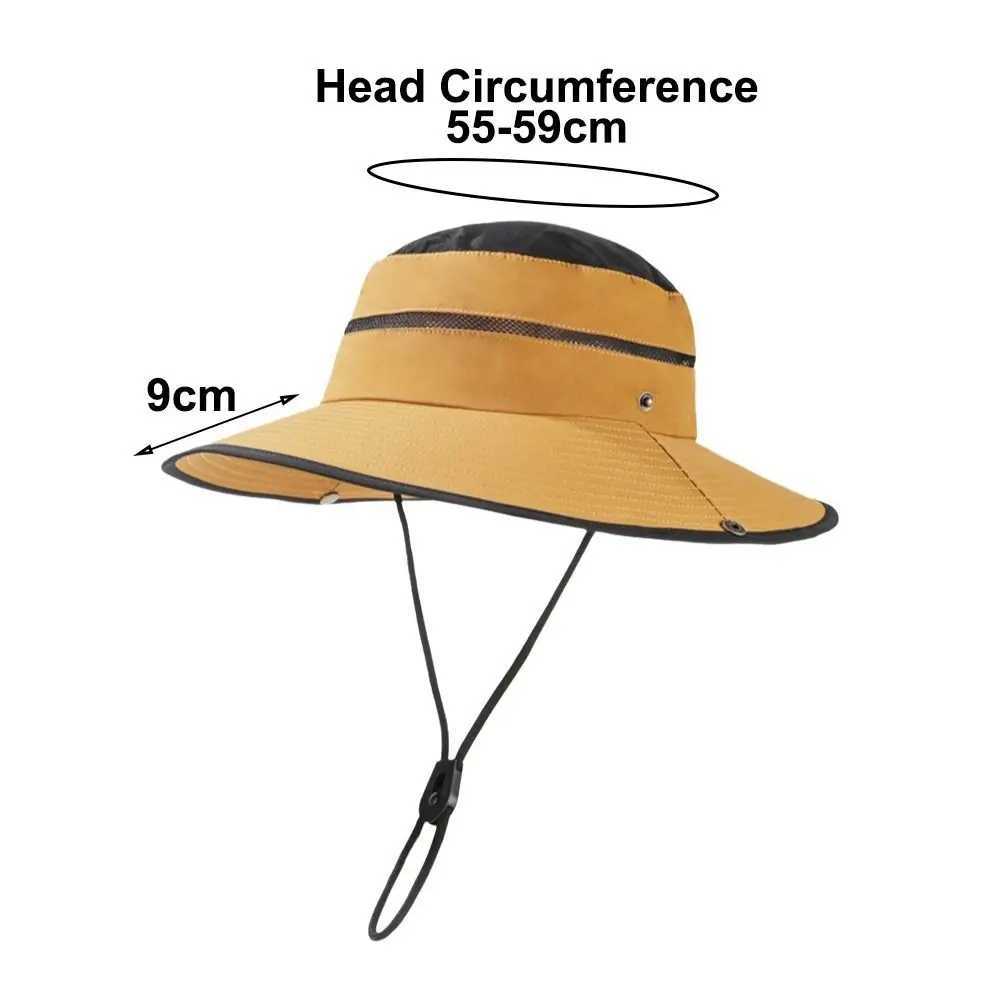 Portable Foldable Fisherman Hats Sun Protection Quick-drying Bucket Hat Anti-UV Waterproof UV Protection Fishing H260407