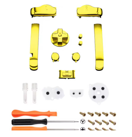 eXtremeRate Replacement Full Set Buttons for Gameboy Advance for GBA - Handheld Game Console NOT Included