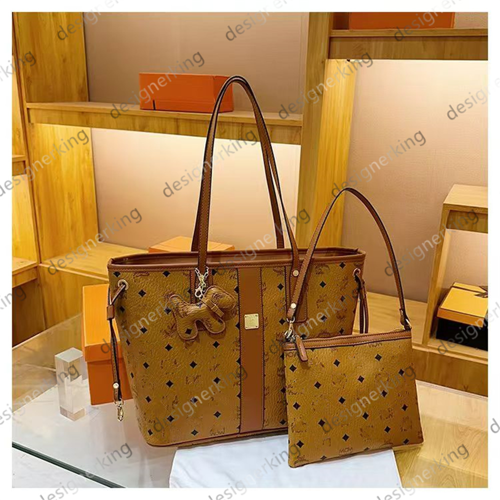designer bag Luxury bags Women handbags Shopping bags purse shoulder tote hobo clutch mcmpurseity Handbag cross body Composite the totes bags tote 2pcs/set + small toy