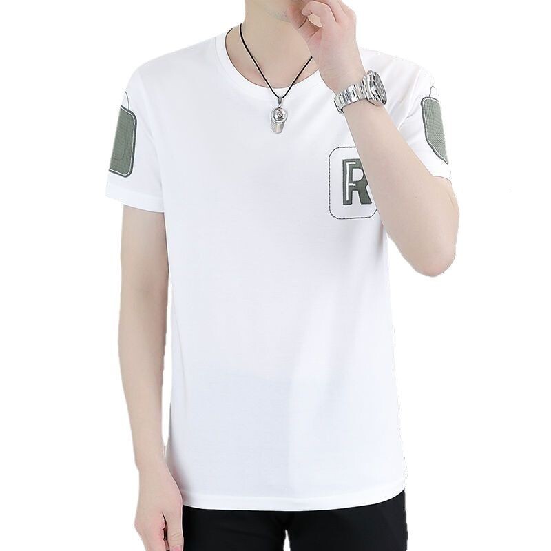 2026 New Designer Men's Casual Short Sleeved T-shirt, Fashionable Casual Shirt Versatile Fashionable Short Sleeved Top For Sports