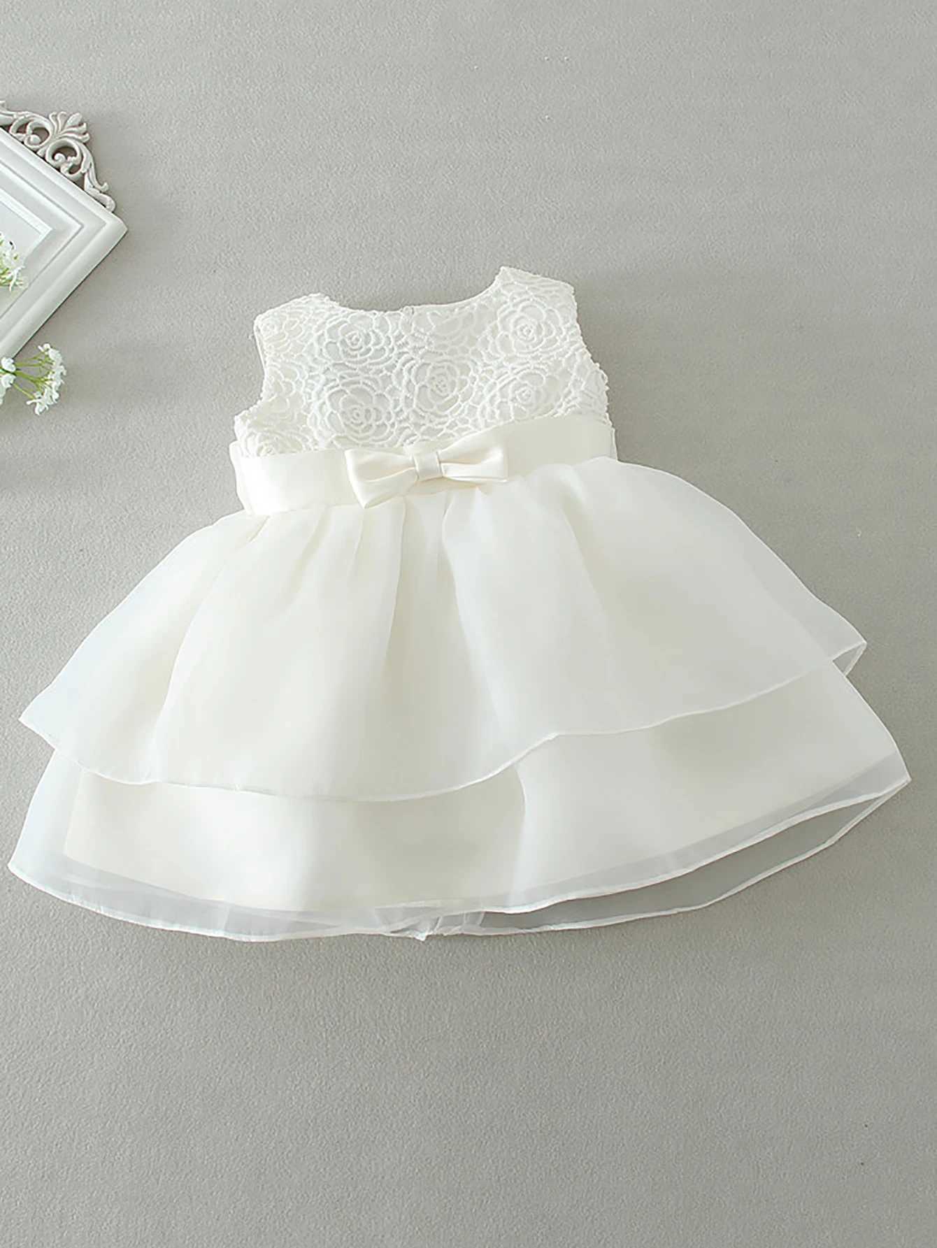 Clothes for Baby Girl 1 Year Baby Girl Christening Gift Dress Newborn Christening Dresses for Girls Christening White Clothes H260407