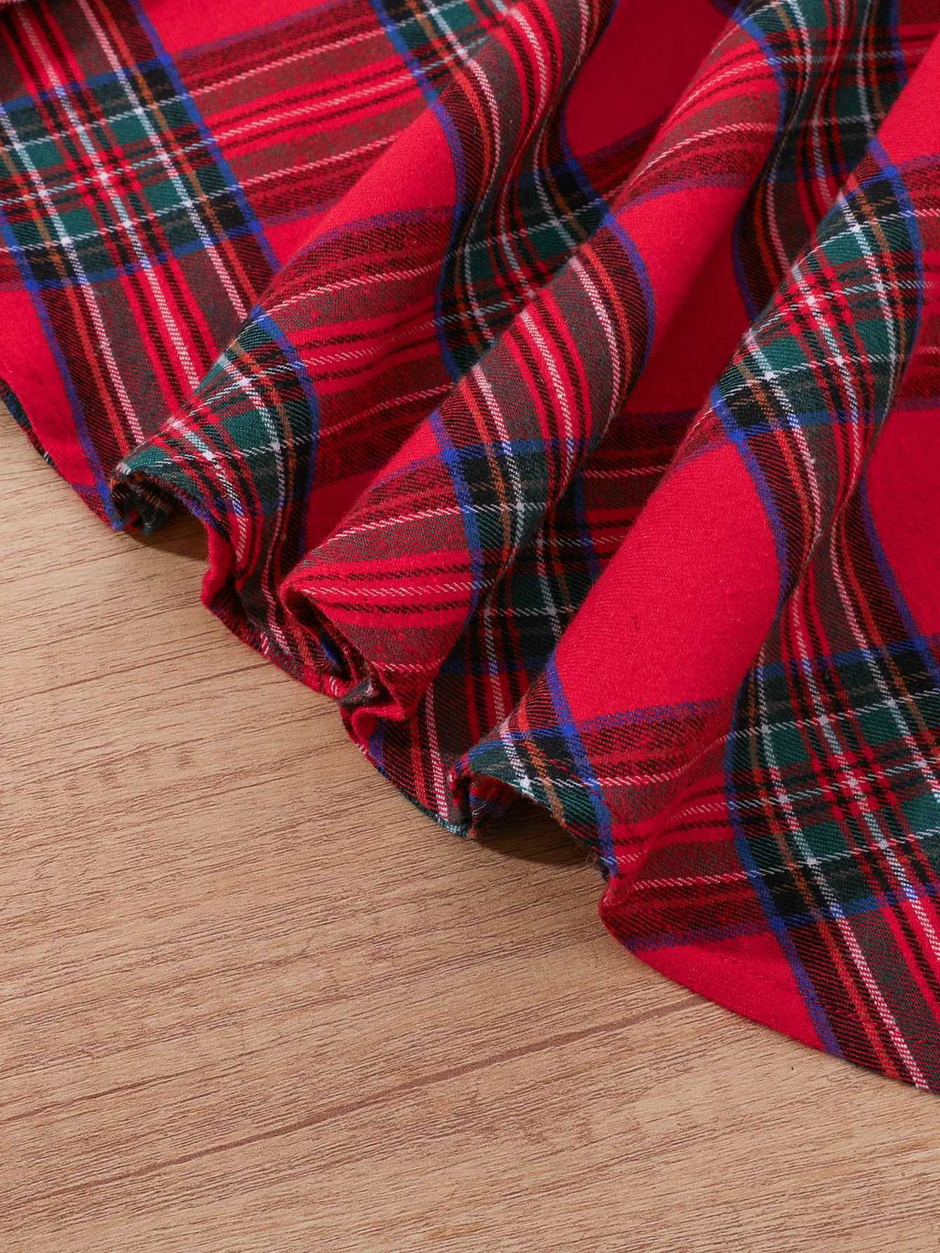 Summer New Fashionable Trendy Daily Casual Sweet Cute Soft Plaid Half length Skirt for Middle aged Children Girls and Girls H260407