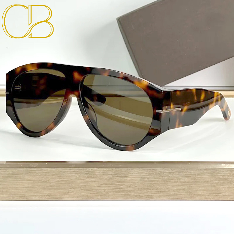 Original Luxury Designer Sunglasses Women 1044 Men Popular Fashion Ladies Sun Glasses Oversized Steampunk Pilot Retro Vintage Frame Handmade Acetate H