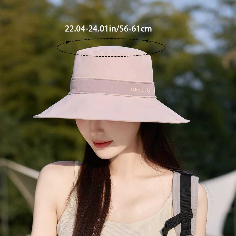 WomenS Summer Sun Hat With Large Brim Breathable and Foldable Sun Protection FishermanS Hat Holiday Beach Hat H260407