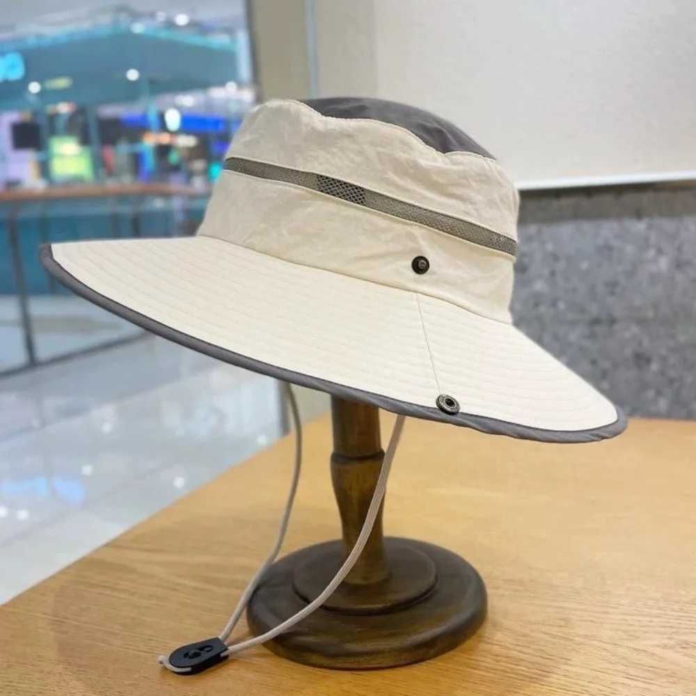 Portable Foldable Fisherman Hats Sun Protection Quick-drying Bucket Hat Anti-UV Waterproof UV Protection Fishing H260407