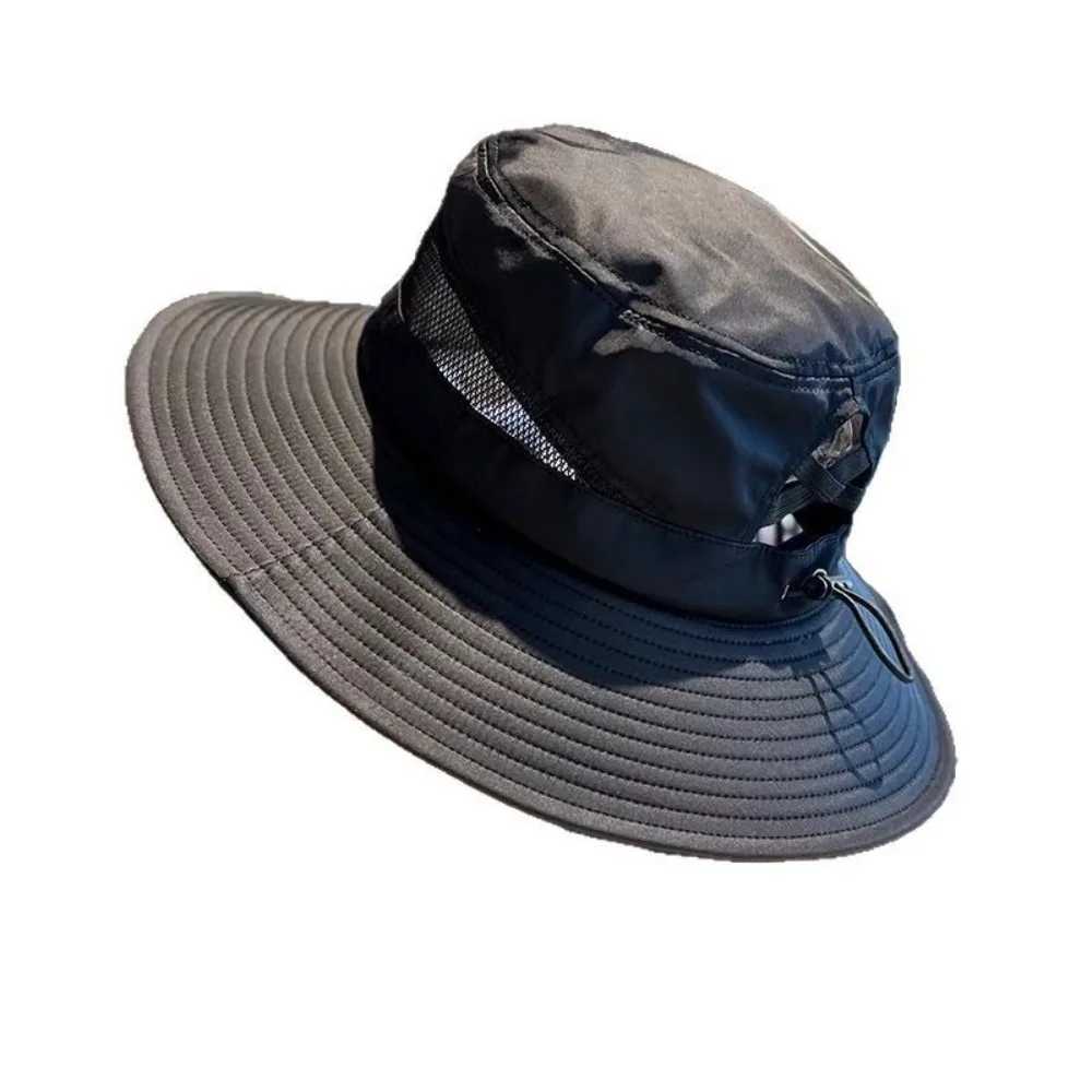 New Anti-Sun Bucket Hat Anti-UV Adjustable Beach Hat Breathable Folding Fisherman Hat Outdoor Sports H260407