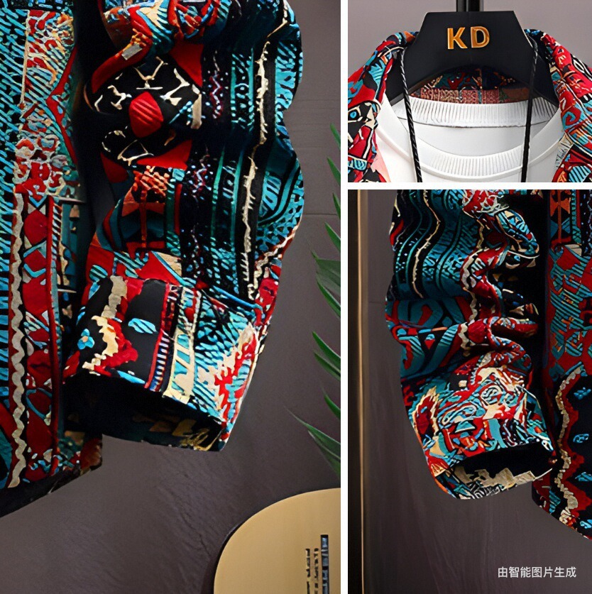 Luxury Cross Border Men's Jacket Spring Style Personalized Fashion Casual Handsome Fashion Collar Designer Jacket 2026 New Korean Version Slim Fi