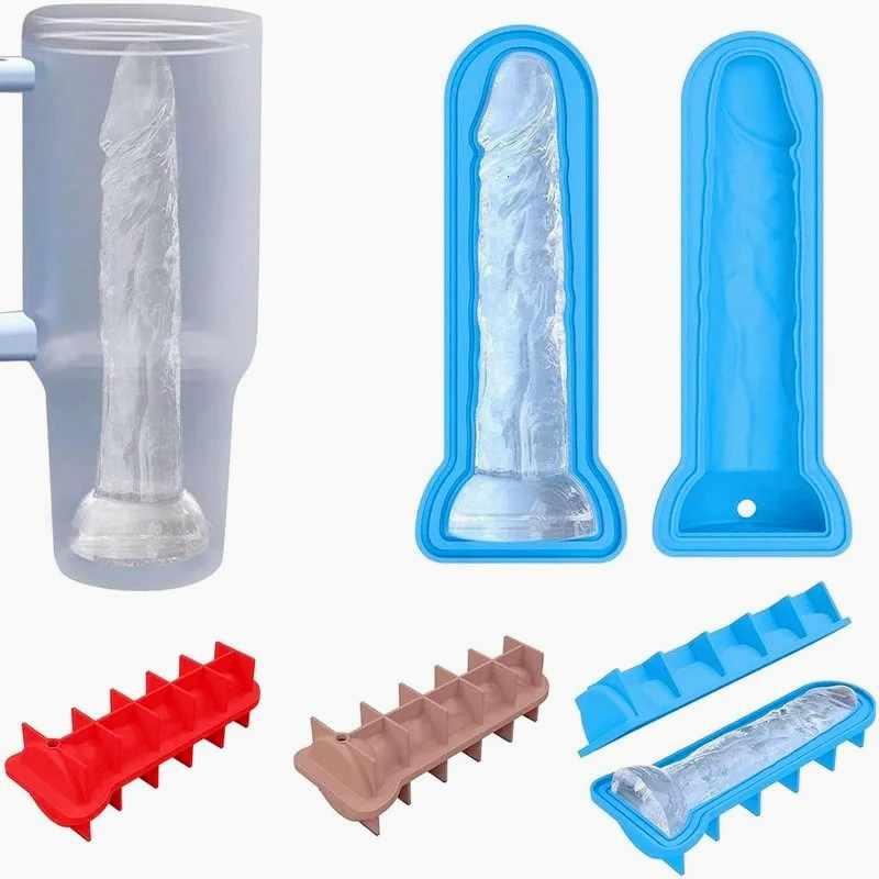 1 Pcs Adult Prank Ice Cube Mold Trays Fun Shapes Novelty Silicone Molds for Chilling Whiskey Cocktails Juice Drink hj0406
