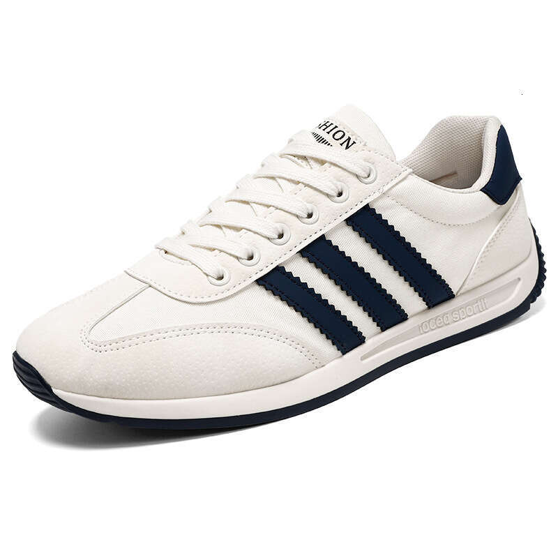 New cross-border men's 2026 spring casual white sneakers, non-slip soft sole versatile running sports trendy shoes