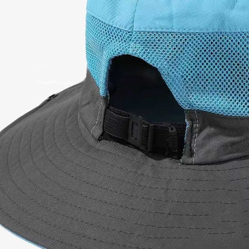 Summer Outdoor Sun Protection Hats Foldable Sun Hats Versatile Couple Fisherman HatsCycling Travel and Mountain Climbing Hat H260407