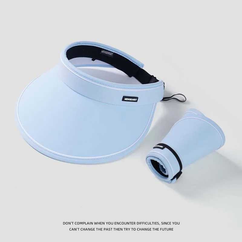 Spring New Sun Hat Womens Uv Protection Sun Hat Summer Empty Cap Large Brim Outdoor Cycling Face Shade Hat Woman Face Small H260407