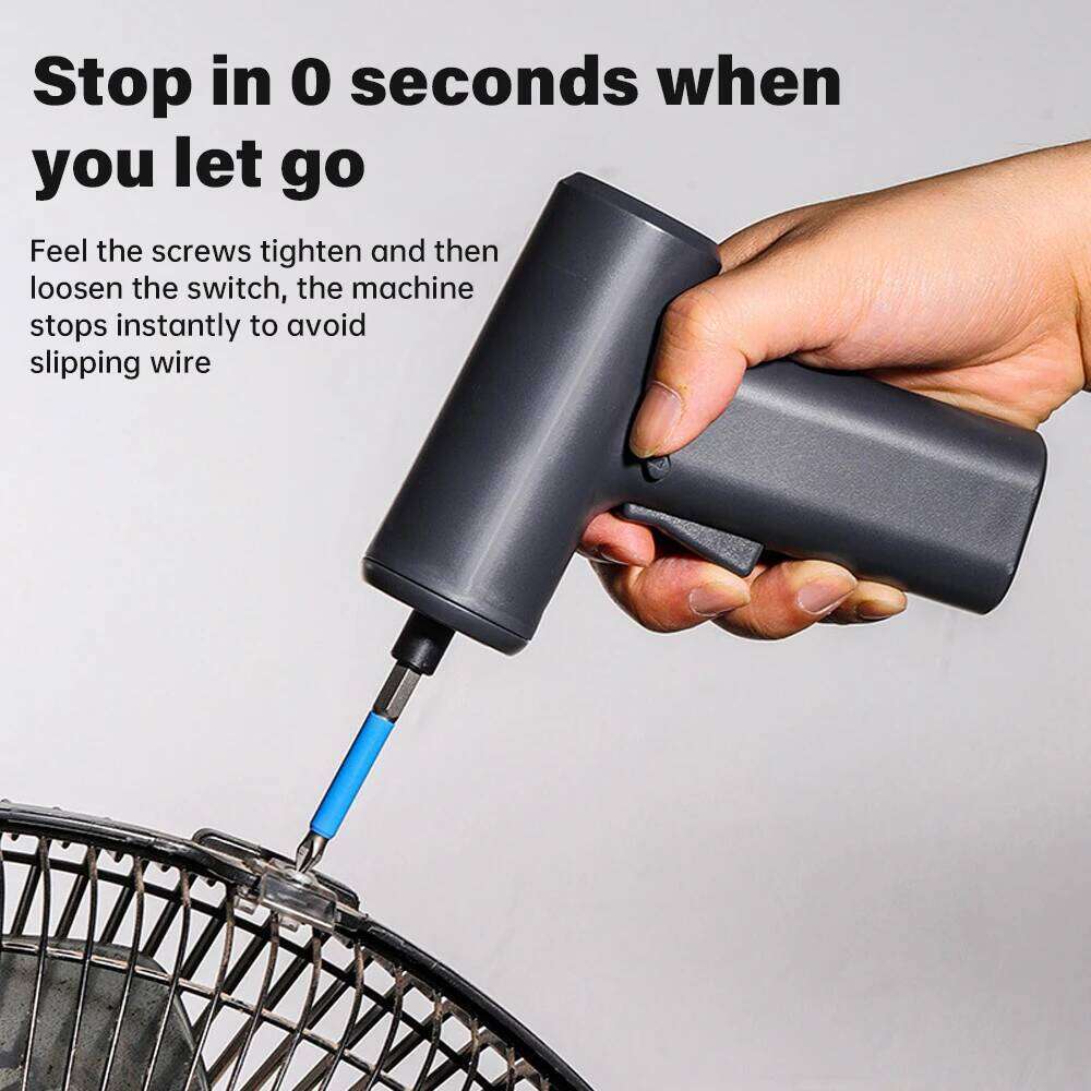 3N.M Cordless Screwdriver Brushless 3.6V 4-LED 1200mAh Rechargeable Lithium Battery Mini Drill for Electronics Repair DIY Kit