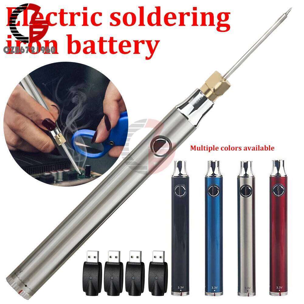 650mah CBD Preheating Electric Soldering Iron 510 Thread Battery Cart Adjustable Voltage USB Power Pen Solder Tools - view 3