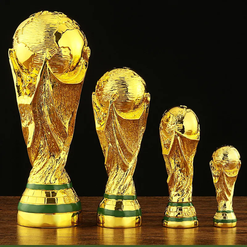 2026 World Cup Golden Resin European Football Trophy Festive Party Supplies Other Soccer Trophies Mascot Office Decoration Home Decor Fan Gift
