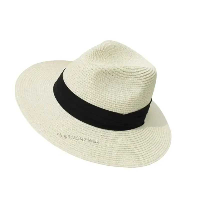Bohemian Sunproof Hat Western Straw Hat Photography Hat for Leisure Vacation H7EF H260407
