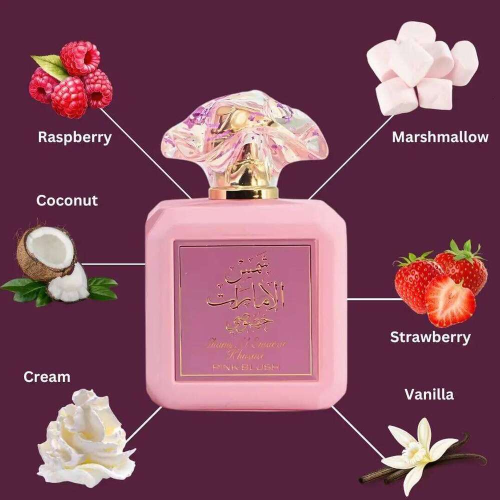 Ard Zaafaran Arabian Pink Shams Al Emarat Khususi Blush Perfume for Women Eau De Parfum - 100 ML 3.4 OZ 26H0406