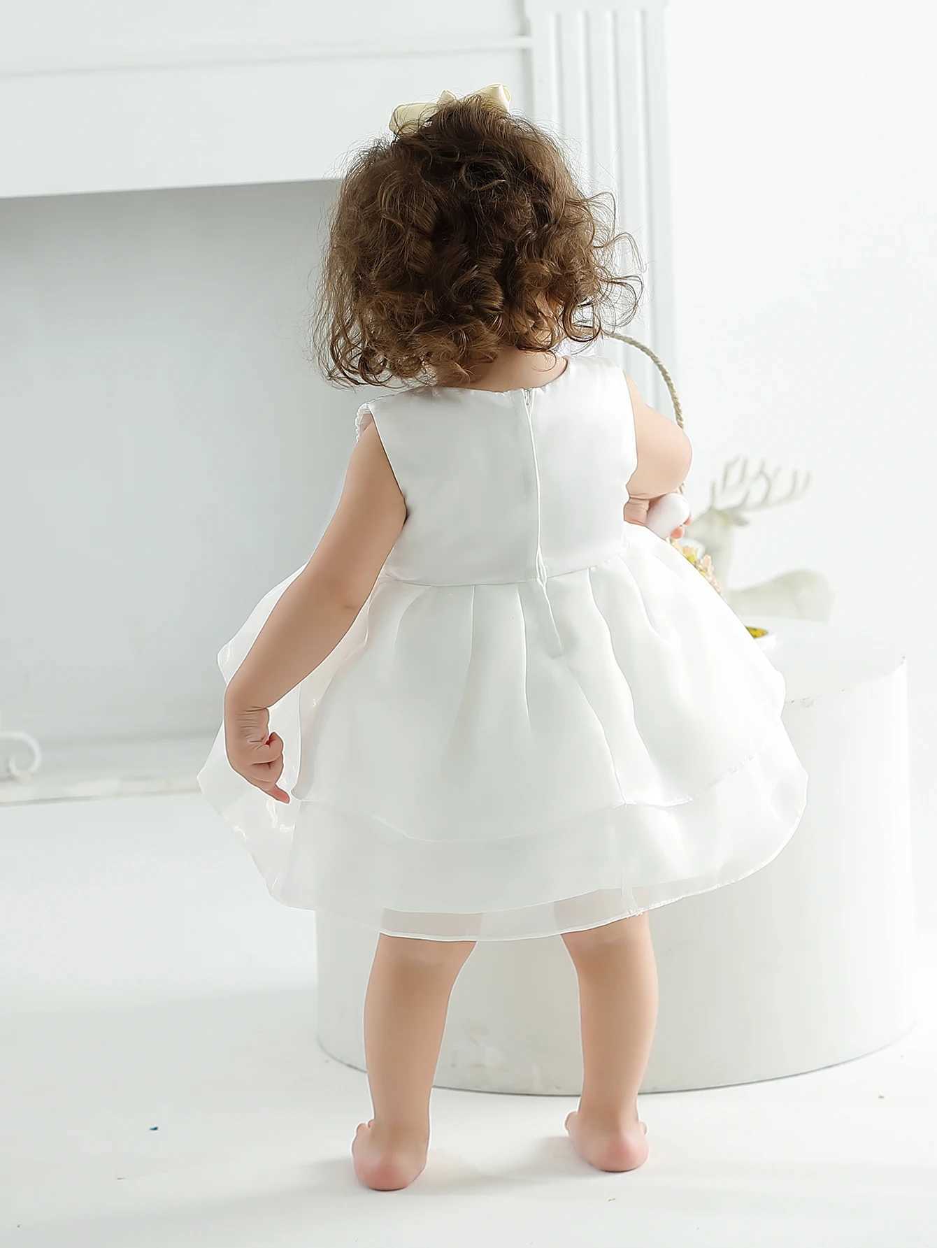 Clothes for Baby Girl 1 Year Baby Girl Christening Gift Dress Newborn Christening Dresses for Girls Christening White Clothes H260407