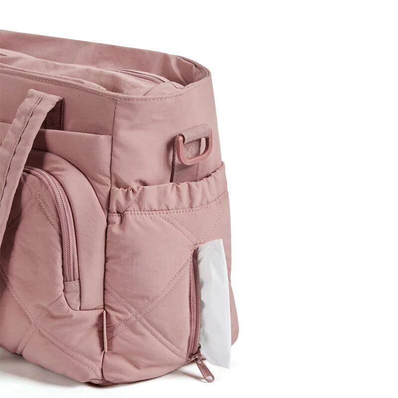 BAGSMART Women Shoulder Bag Travel Storage With Large Lunch Box Insulated Tote Multi Pockets Quilted Puffy Mommy Handbag SENYY